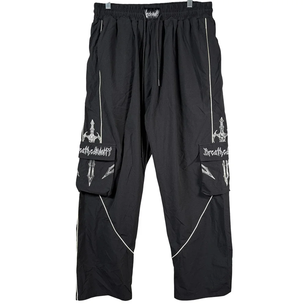 Breathe Divinity Original Divinity Cargo Pants Mens XL Black‎ Gothic Techwear