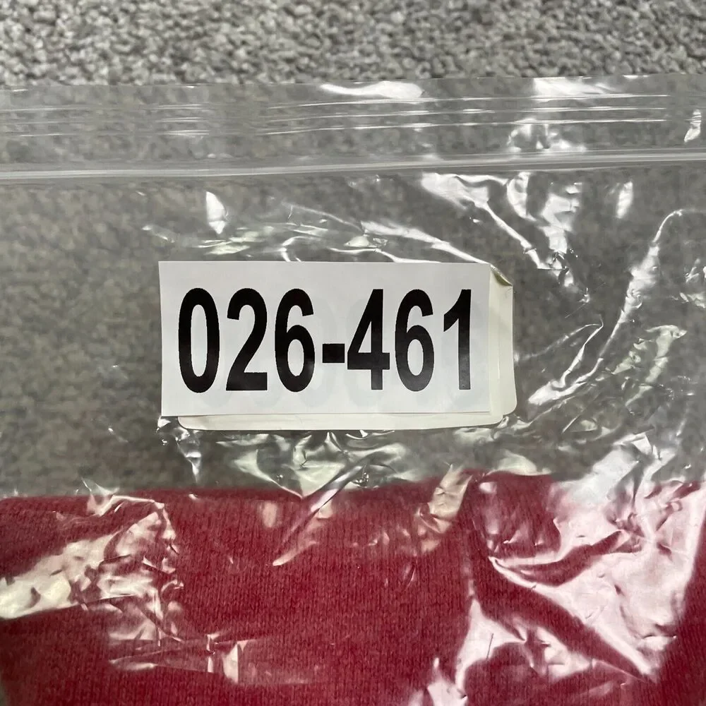 J.Crew Pullover Sweater Mens Medium Red V-Neck Cotton Cashmere Business Casual