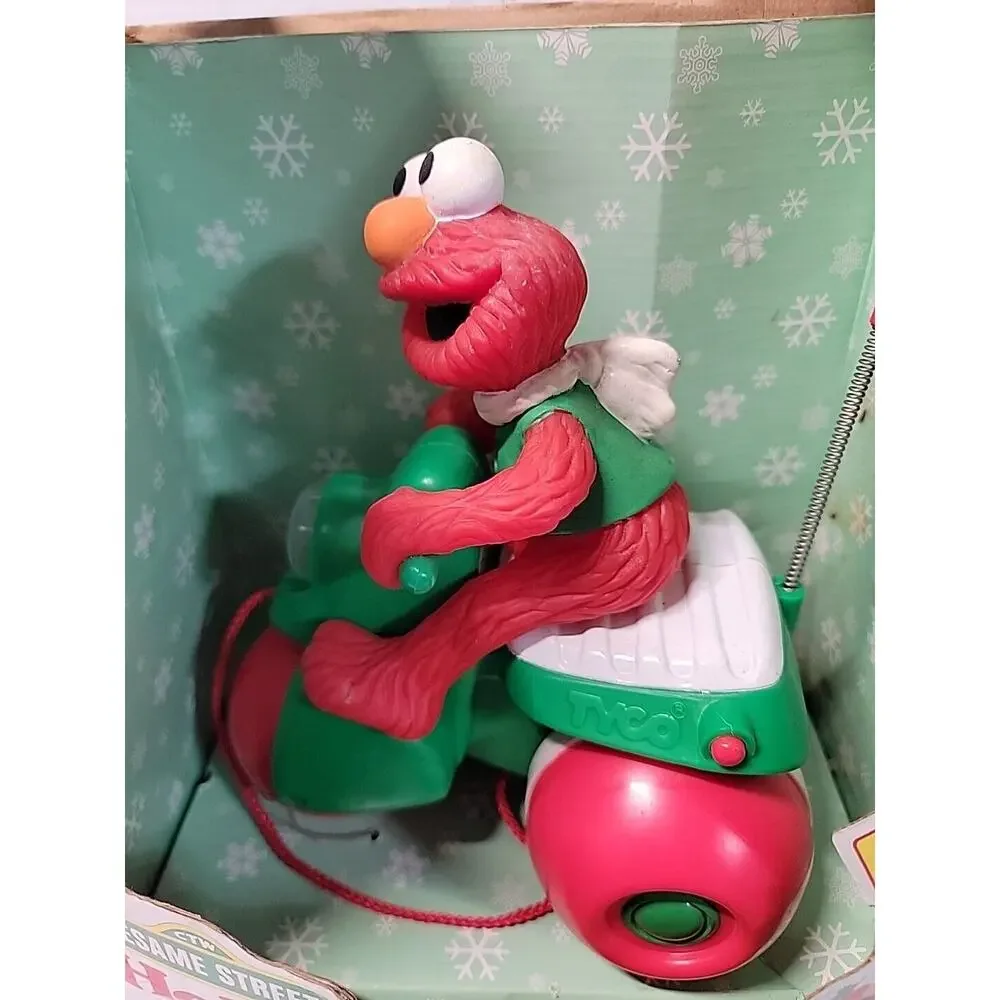 Fisher Price Tyco Elmo‎ 1998 Vintage  Trike Pull Toy Sesame Street Light New