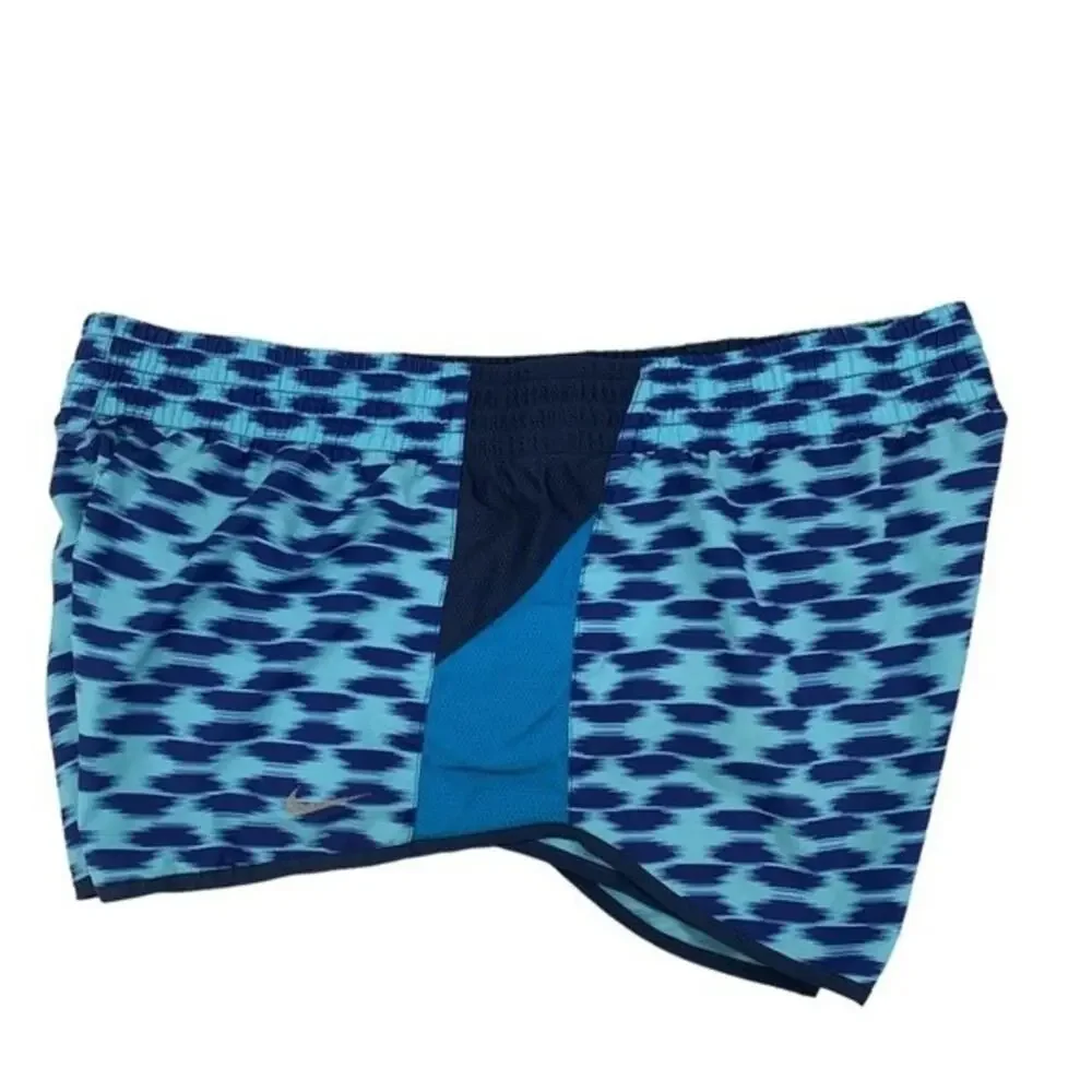 Nike Dri Fit Athletic‎ Running Shorts Blue Women’s Size Large