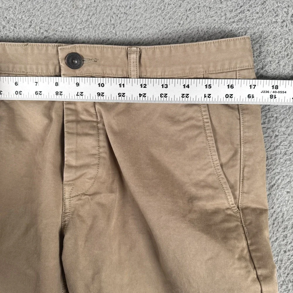 AllSaints Cannon‎ Chino Men's 32 (34x25) Dark Khaki Slim Straight Button Fly