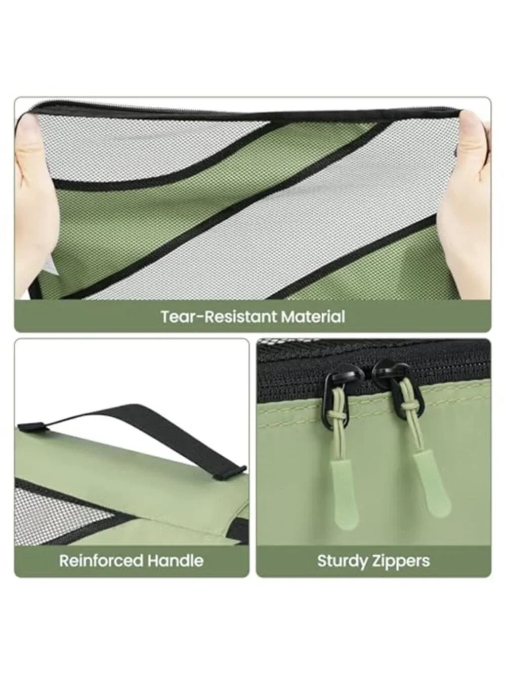 Travel Packing Cubes Set 6 Luggage Organizer Bags Travel Storage Suitcase Bags