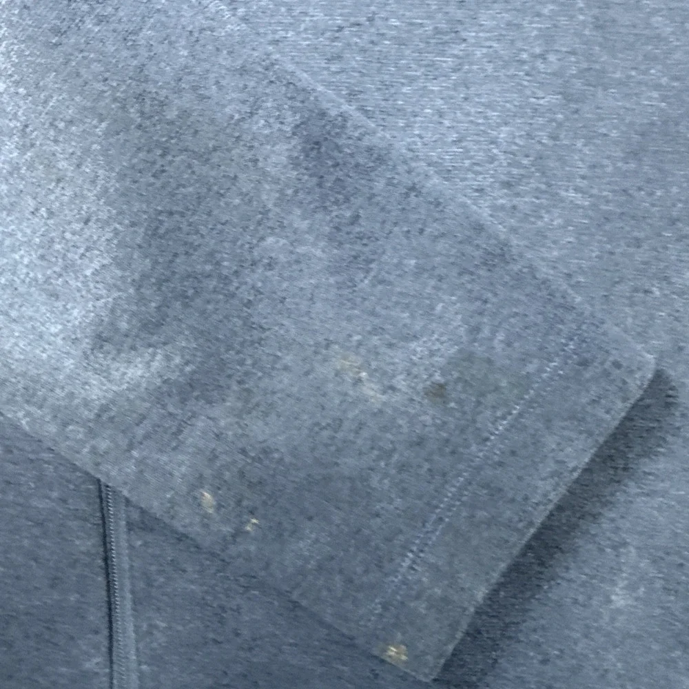The‎ North Face Men Medium Blue Soft Fleece Full Zip Utility Jacket w/Pockets