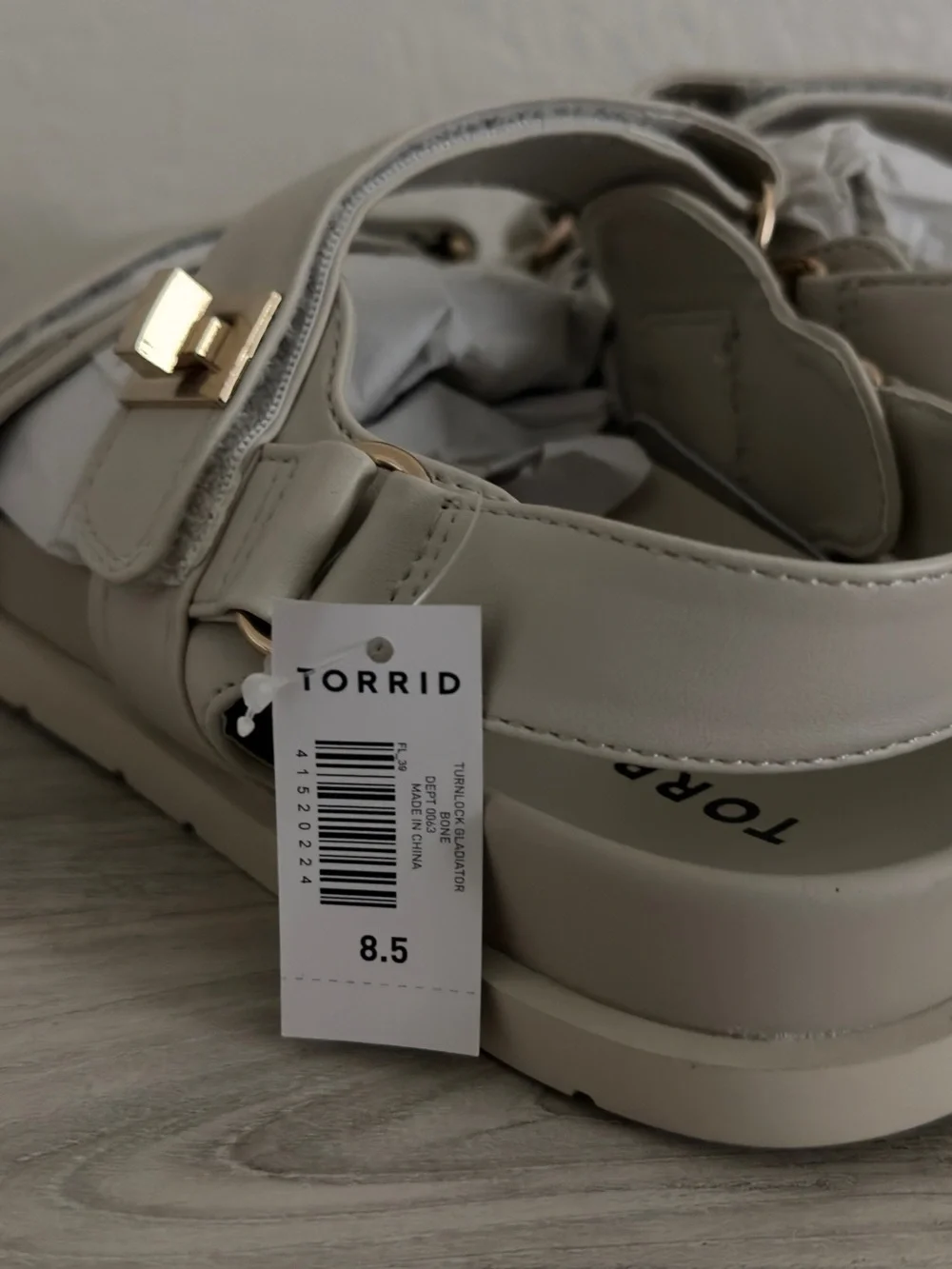 torrid cream leather