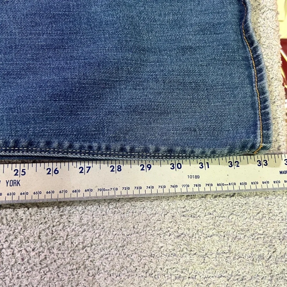American Eagle Jeans Artist Flare 10L Blue Vintage 2000s Ultra Low Rise‎ Y2K