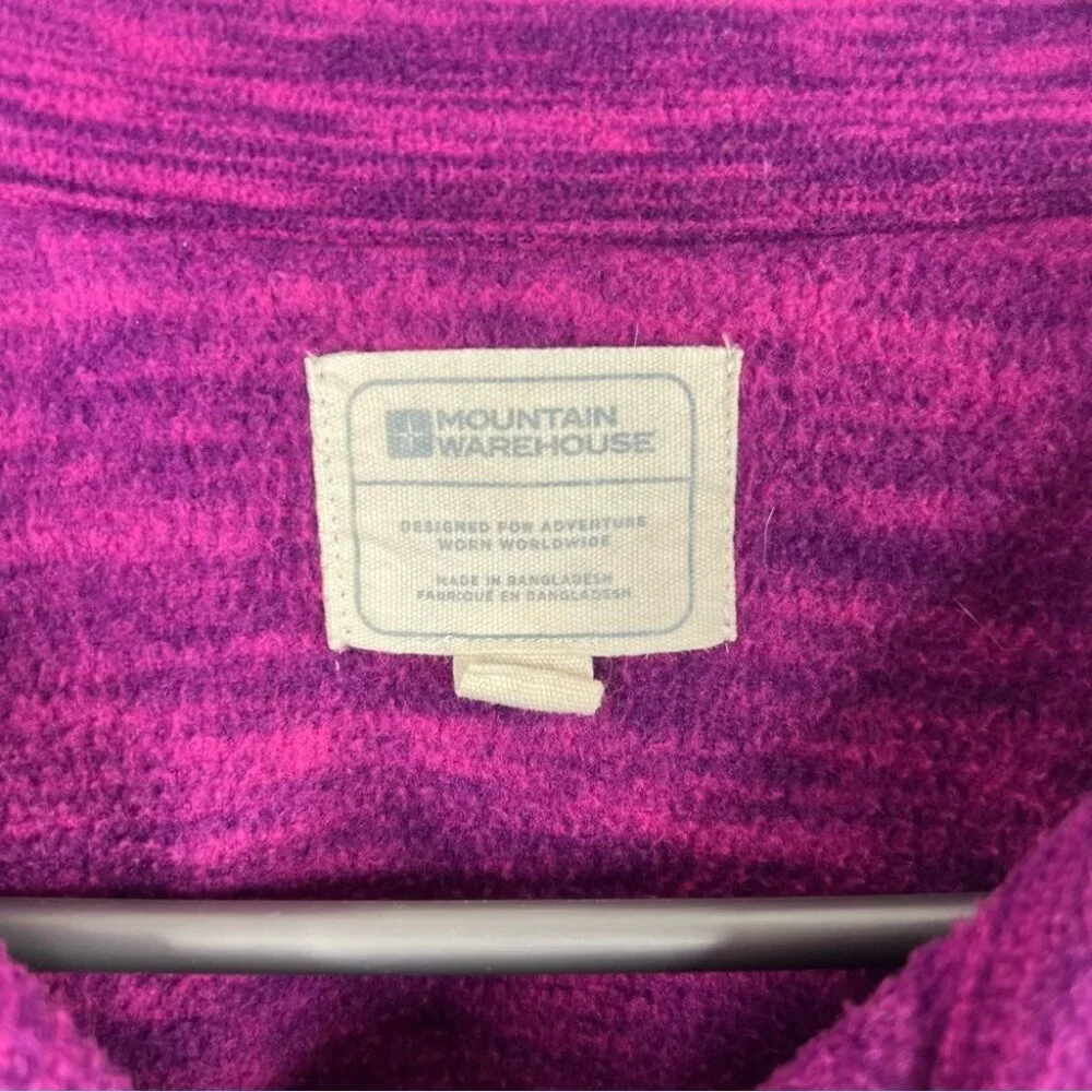 Mountain warehouse half zip up sweater soft Cozy Magenta Quarter-Zip Pullover