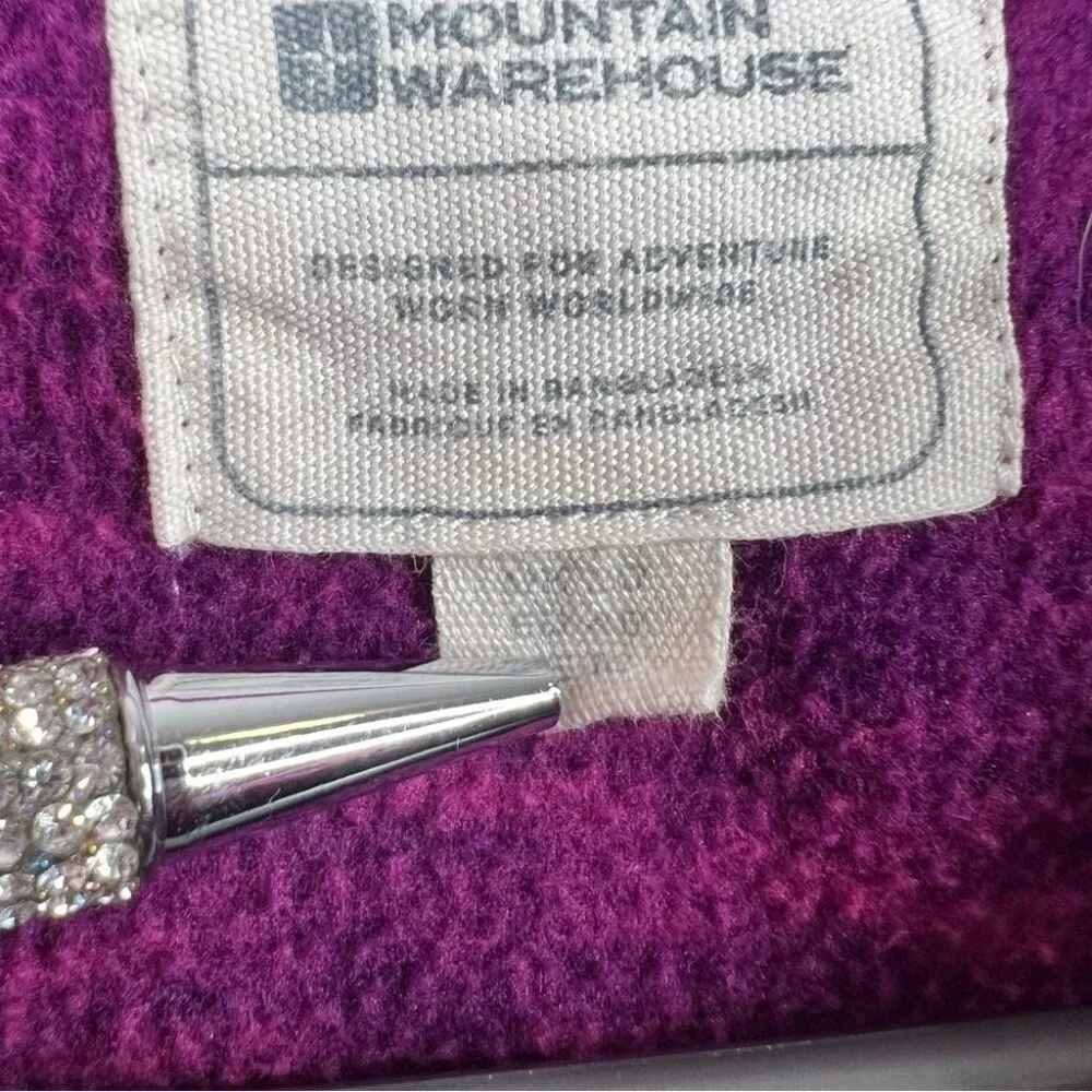 Mountain warehouse half zip up sweater soft Cozy Magenta Quarter-Zip Pullover