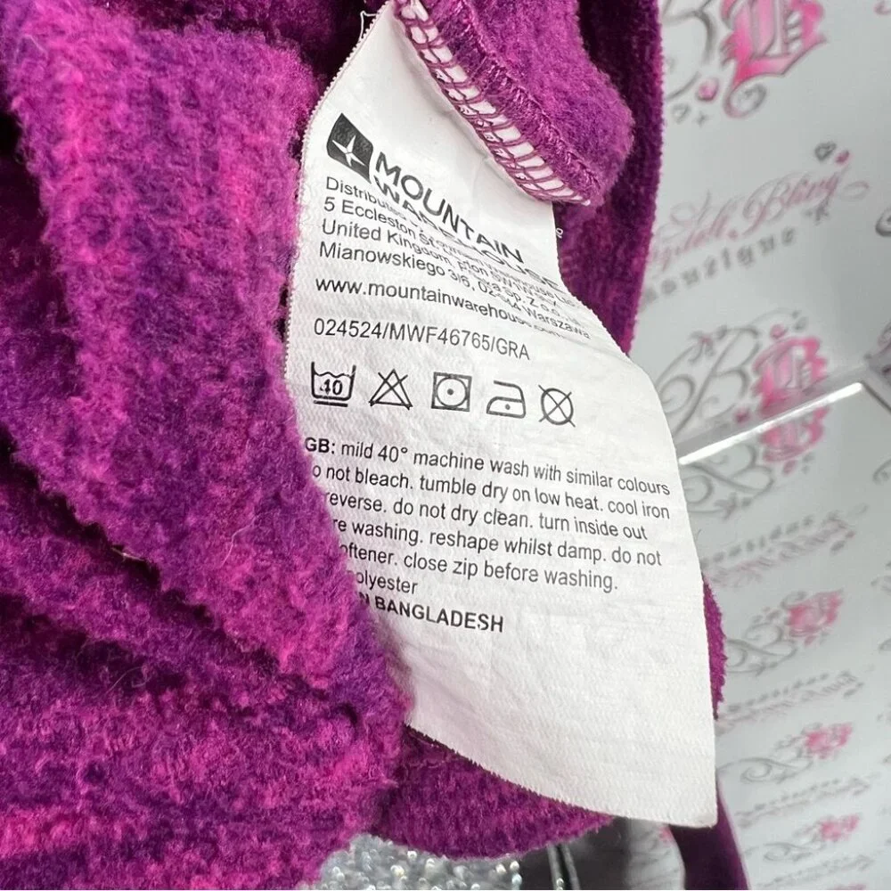 Mountain warehouse half zip up sweater soft Cozy Magenta Quarter-Zip Pullover
