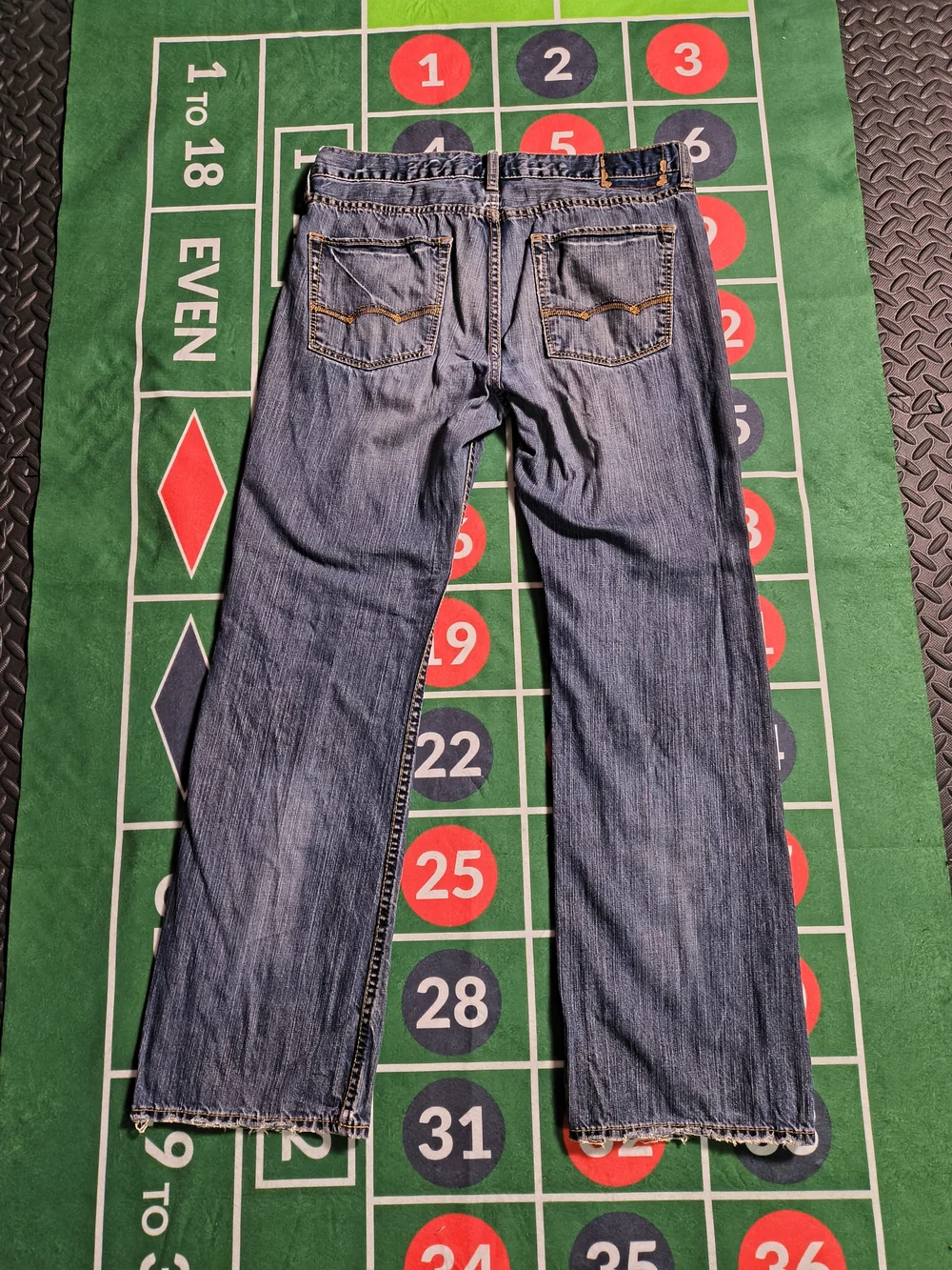 American Eagle Low Rise Boot Jeans 32x29 Blue Y2K Denim Tagged 32x32