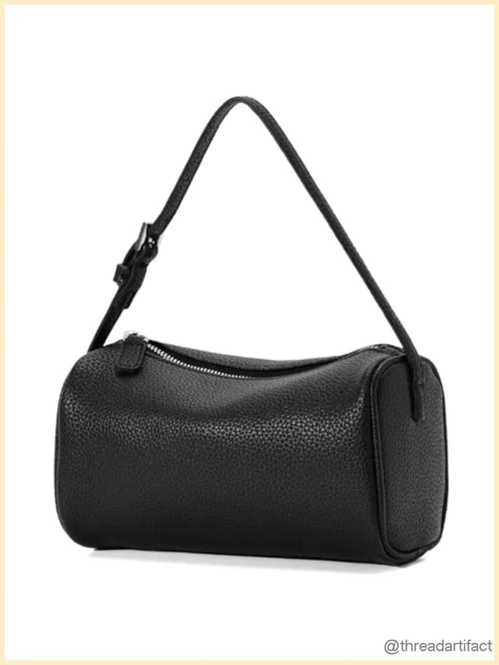Barrel Crossbody Bag Pu Leather Lightweight Shoulder Purse Daily Work