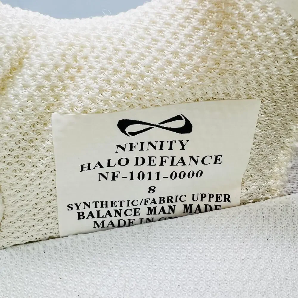 Nfinity Shoes Women 8 White Halo Defiance Cheerleading Athletic Sneakers Comfort