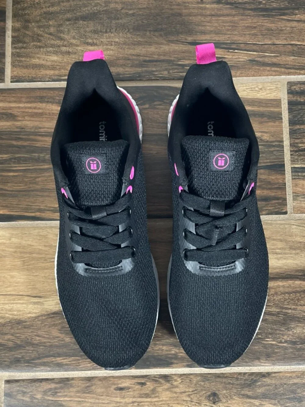 Tommaso Capri II Indoor Cycling Shoes Womens Size 10 Black Pink Biking Sneaker