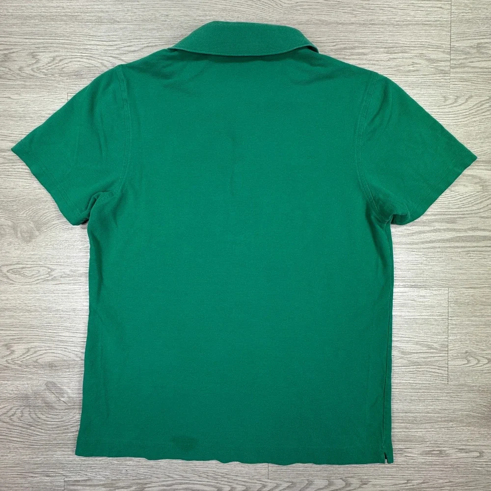 Lacoste Mens Polo Shirt L1230 Classic Fit Green Short Sleeve Pique Cotton S/M