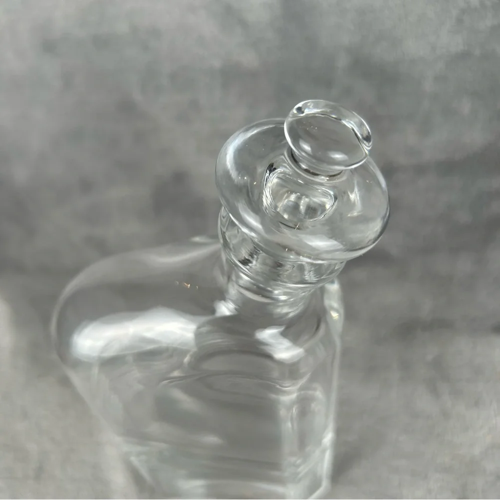 Vintage Ascott Clear‎ Glass Decanter Torben Jorgensen Holmegaard Danish MCM EUC