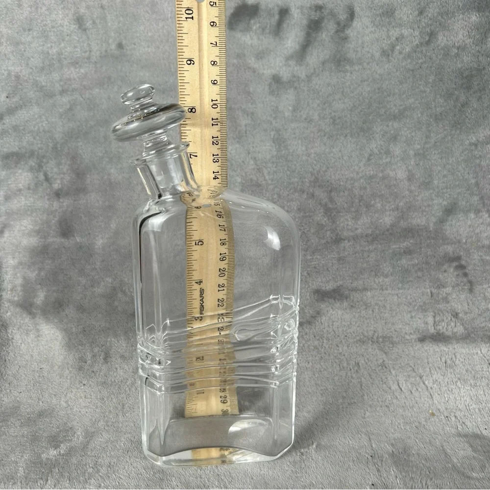 Vintage Ascott Clear‎ Glass Decanter Torben Jorgensen Holmegaard Danish MCM EUC
