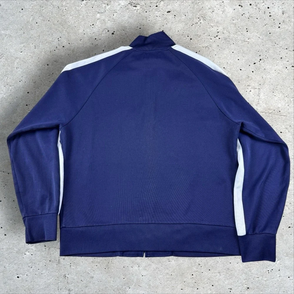 Polo Ralph Lauren Jacket Men Sz L Performance Full Zip Track Field Big Pony‎ Vtg