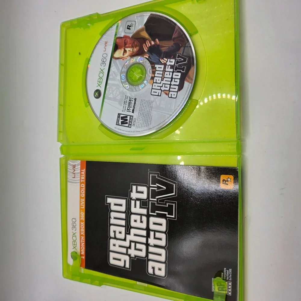 Grand Theft Auto IV GTA 4 Microsoft Xbox 360 Rockstar Games 2008 M Rated NTSC