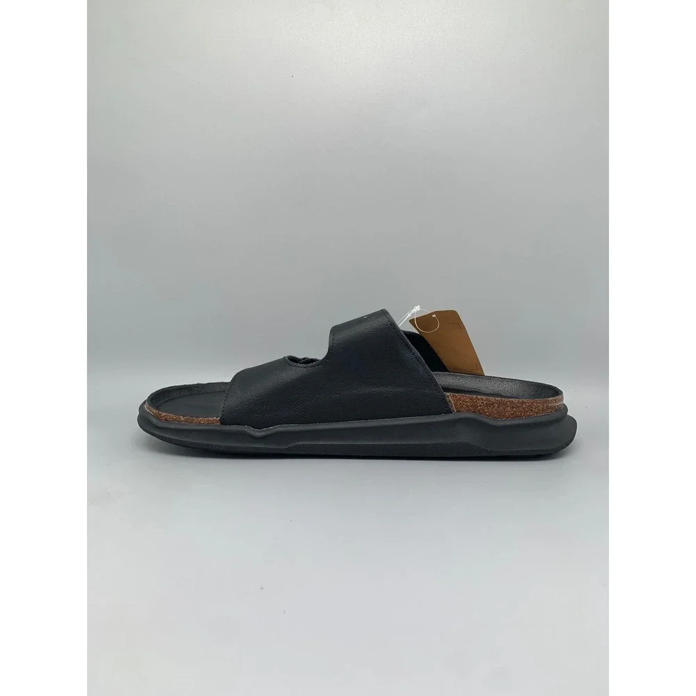 Quiksilver Deck Slide Sandals CQ10025M-B Black Men's Sz 12 NWT