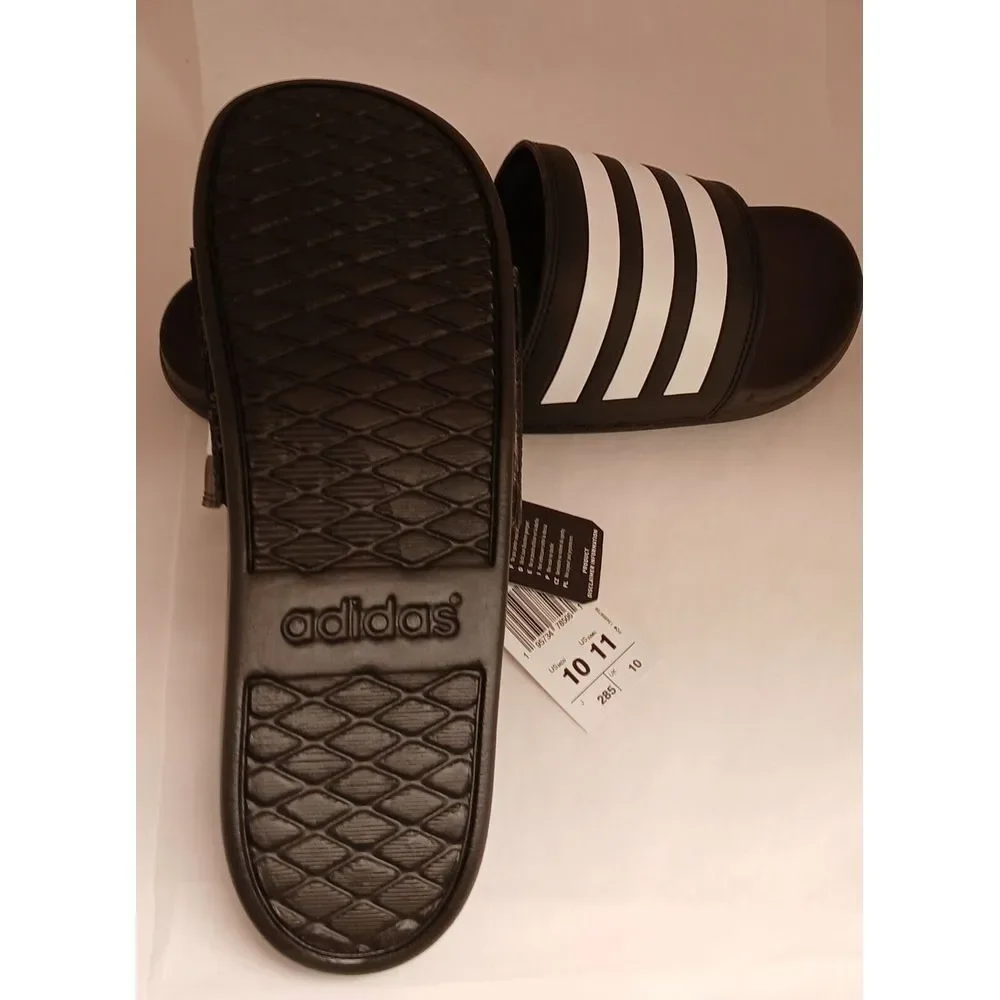 Adidas Adult Unisex Adilette Comfort Slide Black / White GZ5891 New In Box‎