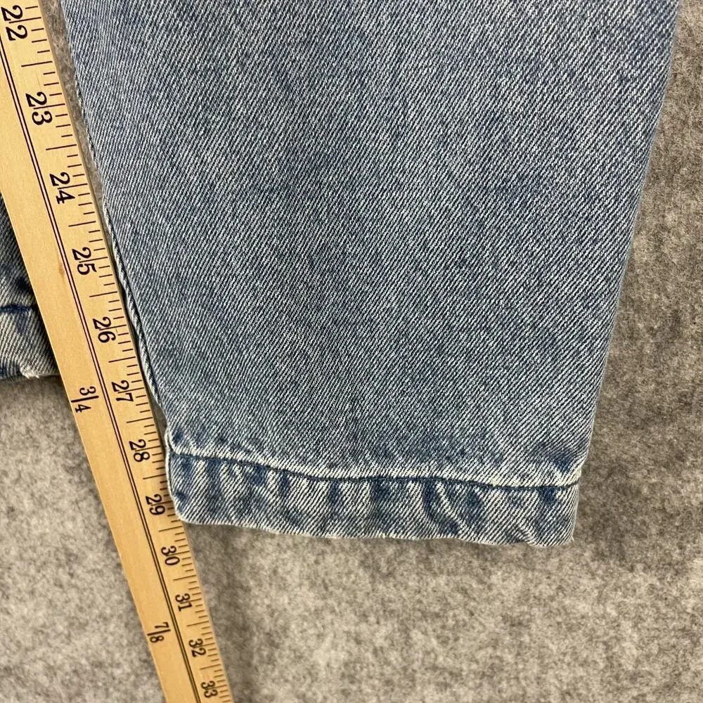 Isabel Marant Kerris Jeans Womens FR40 US8 Light Wash High Rise‎ Tapered FLAW