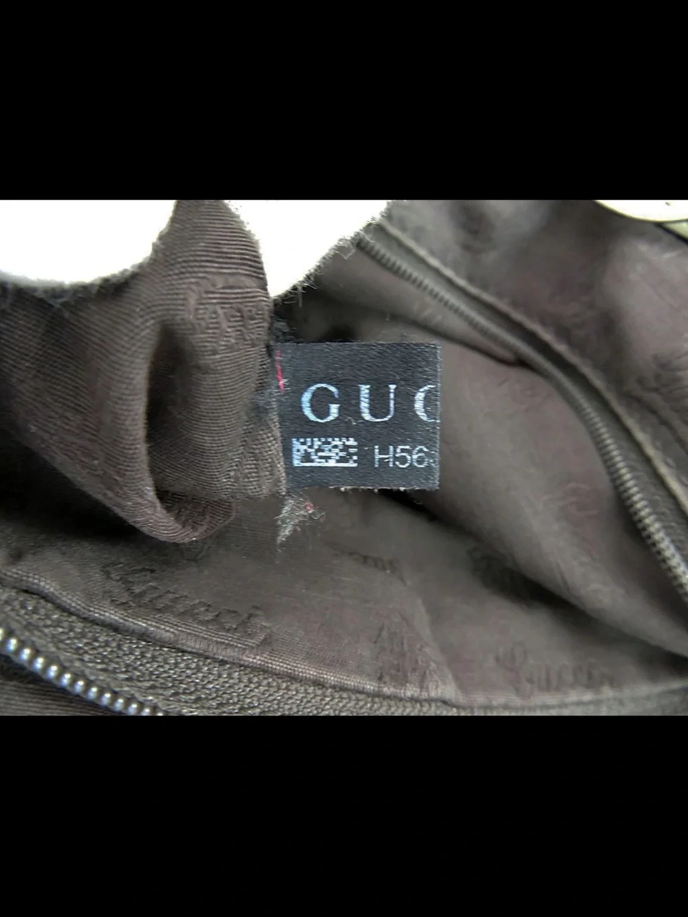 Gucci Cream GG Canvas Shoulder Bag with Gold Hardware