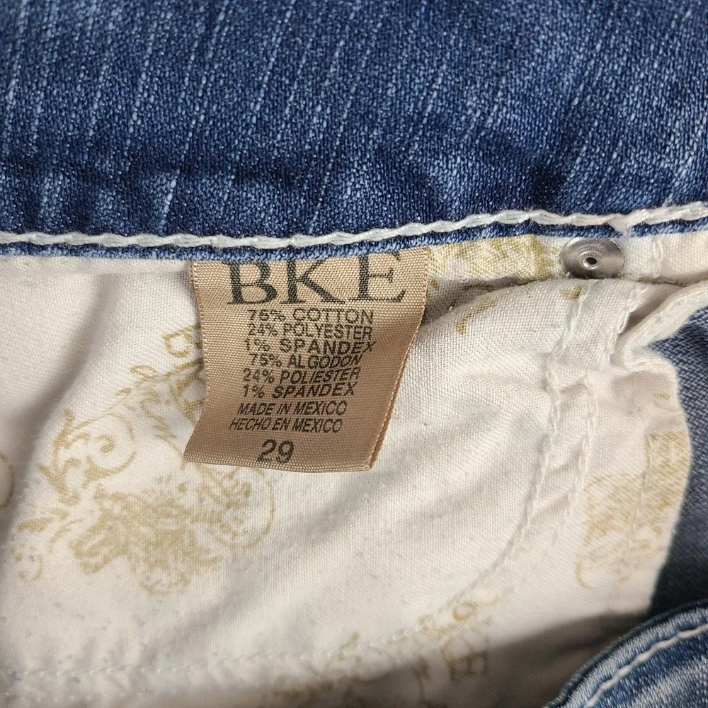 Buckle denim jeans