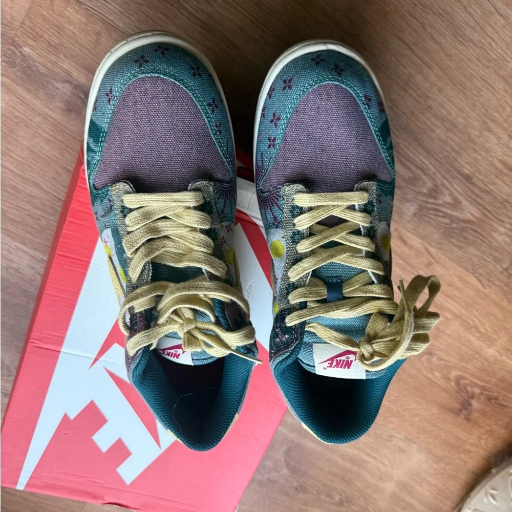 Nike shoe showing
