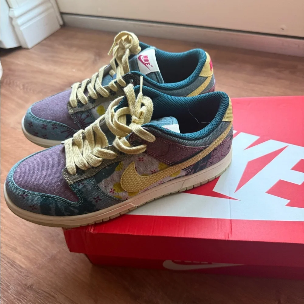 Nike shoe showing