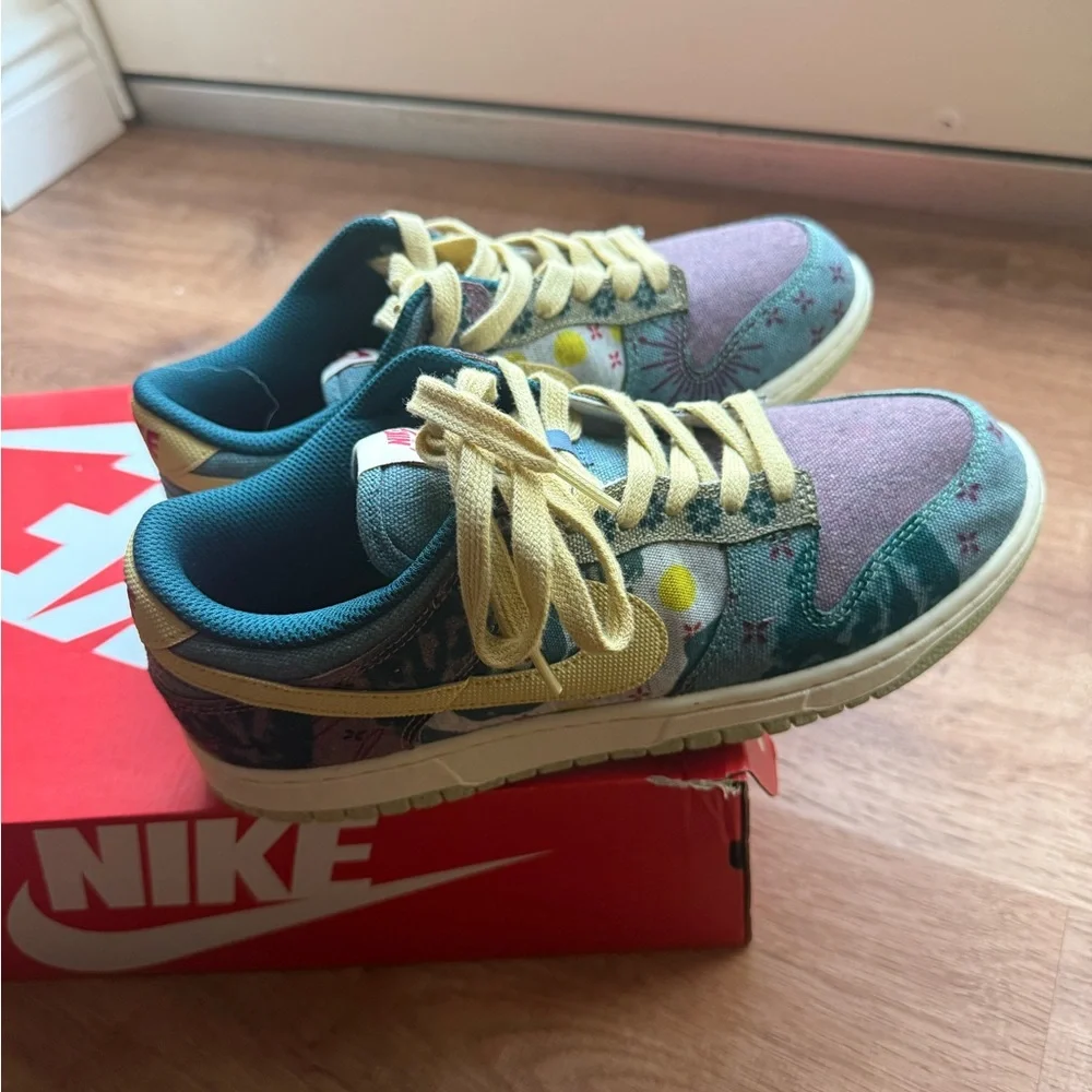 Nike shoe showing