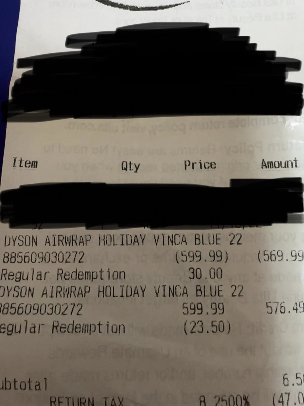 Dyson complete long