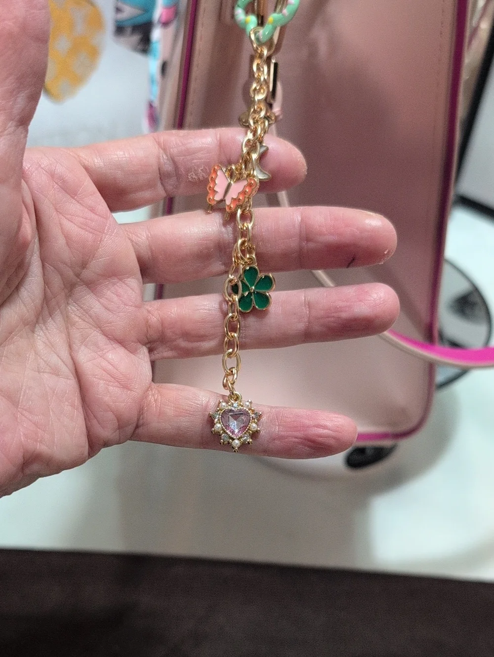 kate spade pink transfer