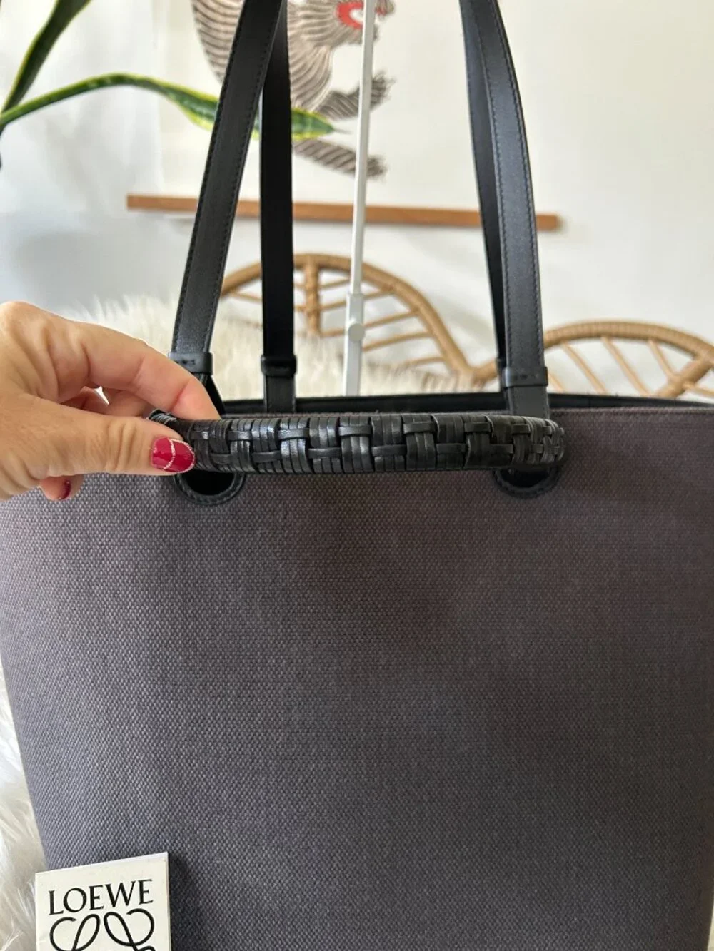 Loewe bag inches good