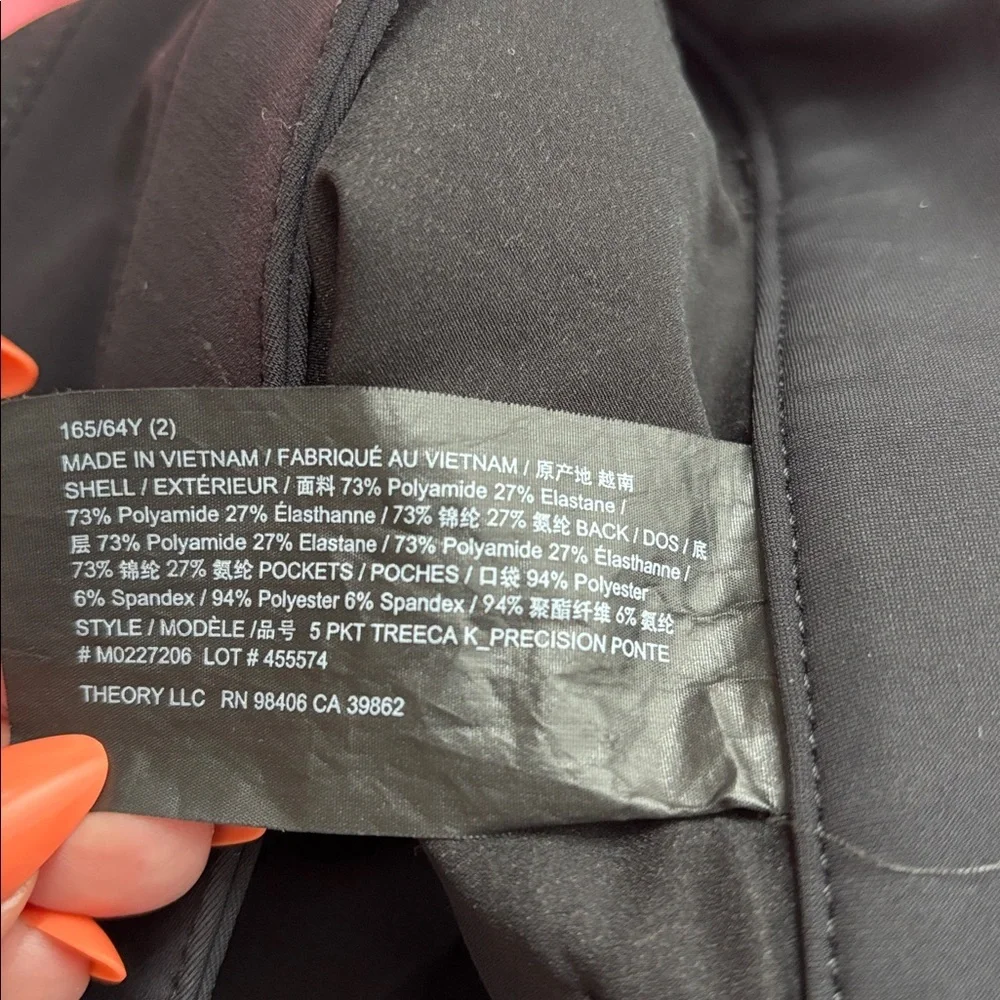 Theory tailored straight