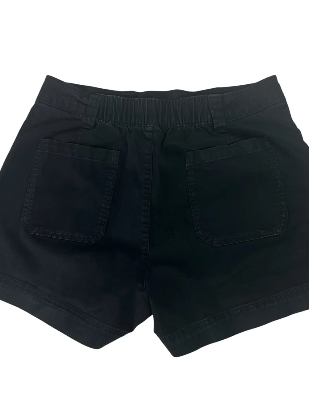Old Navy Women’s Casual Shorts Sz Medium Lot/2 Green/Black Pockets Back Elastic