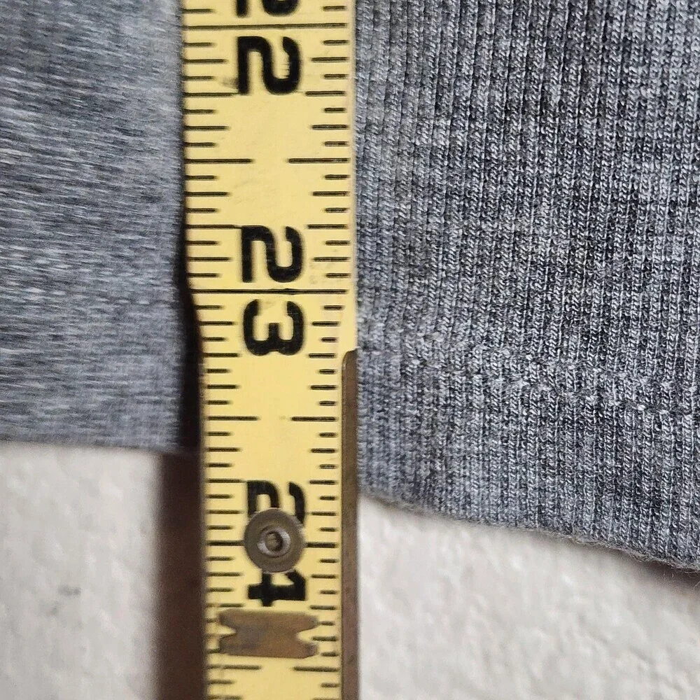 Marine Layer top Womens Small Gray V Neck Lexi Button Modal Spandex Knit