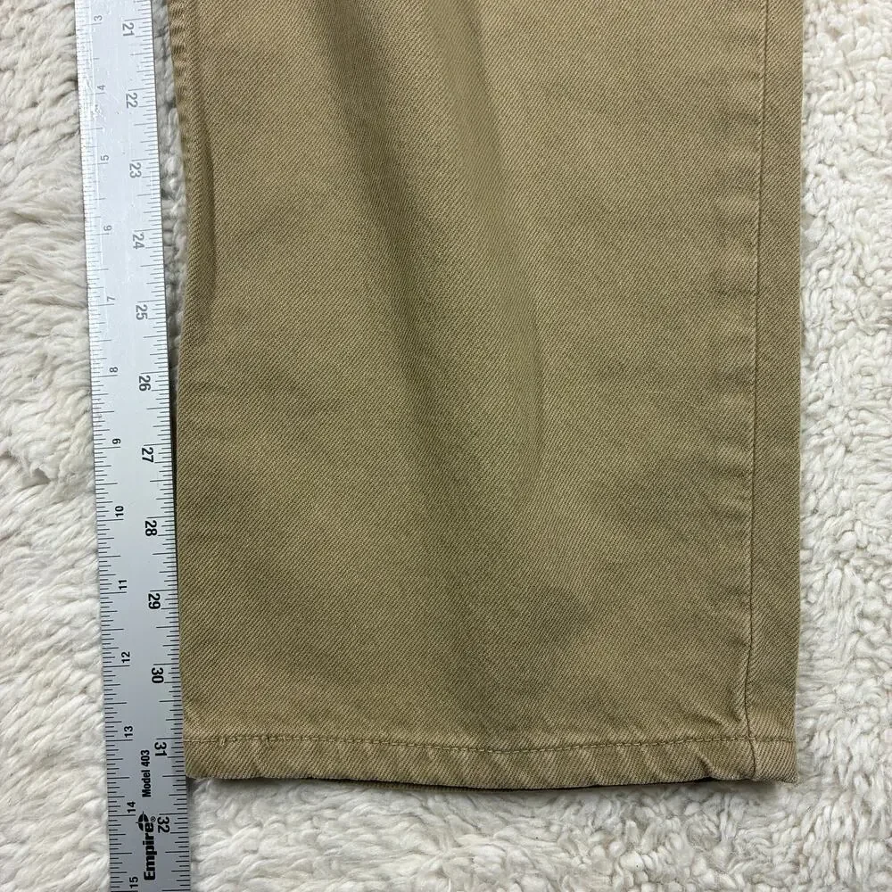 Vintage Levi's 550 Jeans Mens 38 x 32 Tan Beige Relaxed Fit Denim Tapered Y2k