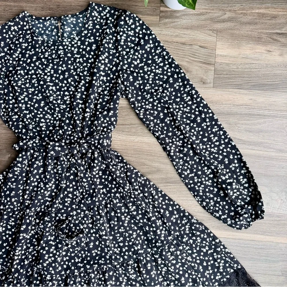 SHEIN black floral