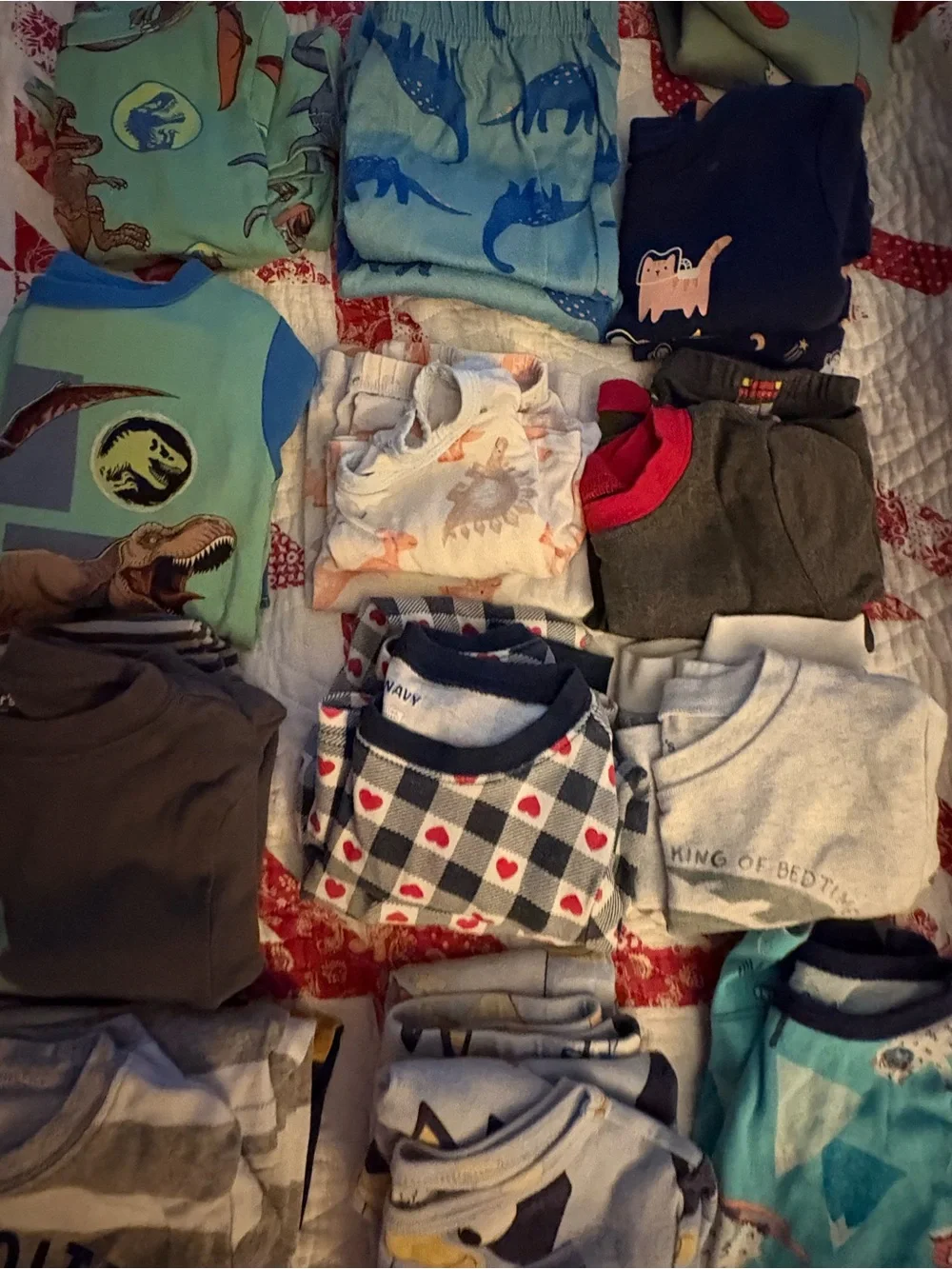 Lot of 16 Matching Sets of Boys’ 4T Pajamas
