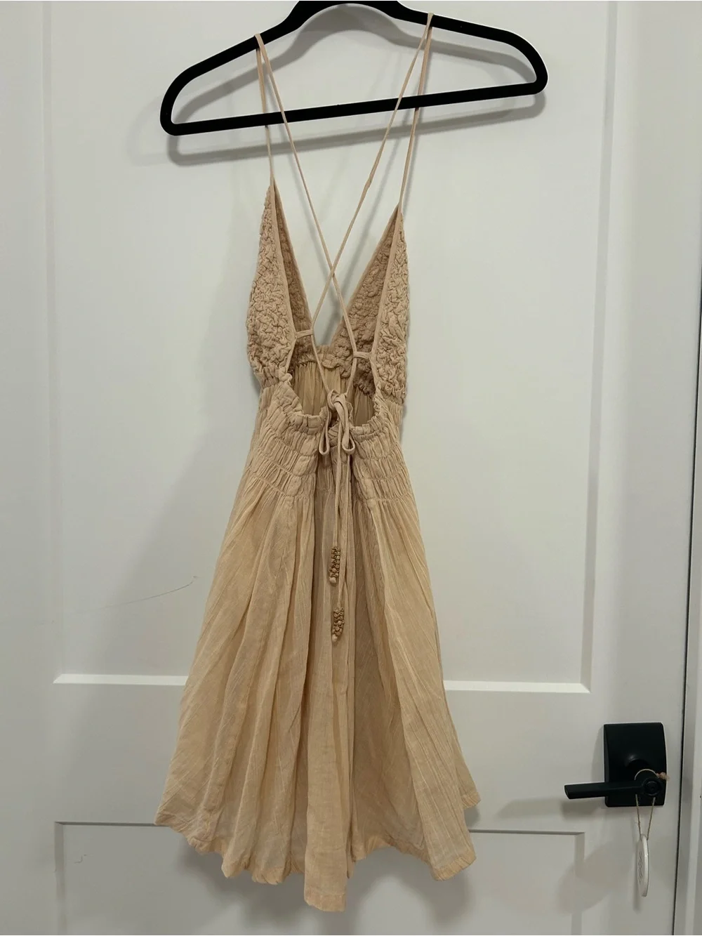 Free People Forever Favorite Mini Dress XS Peach Sands