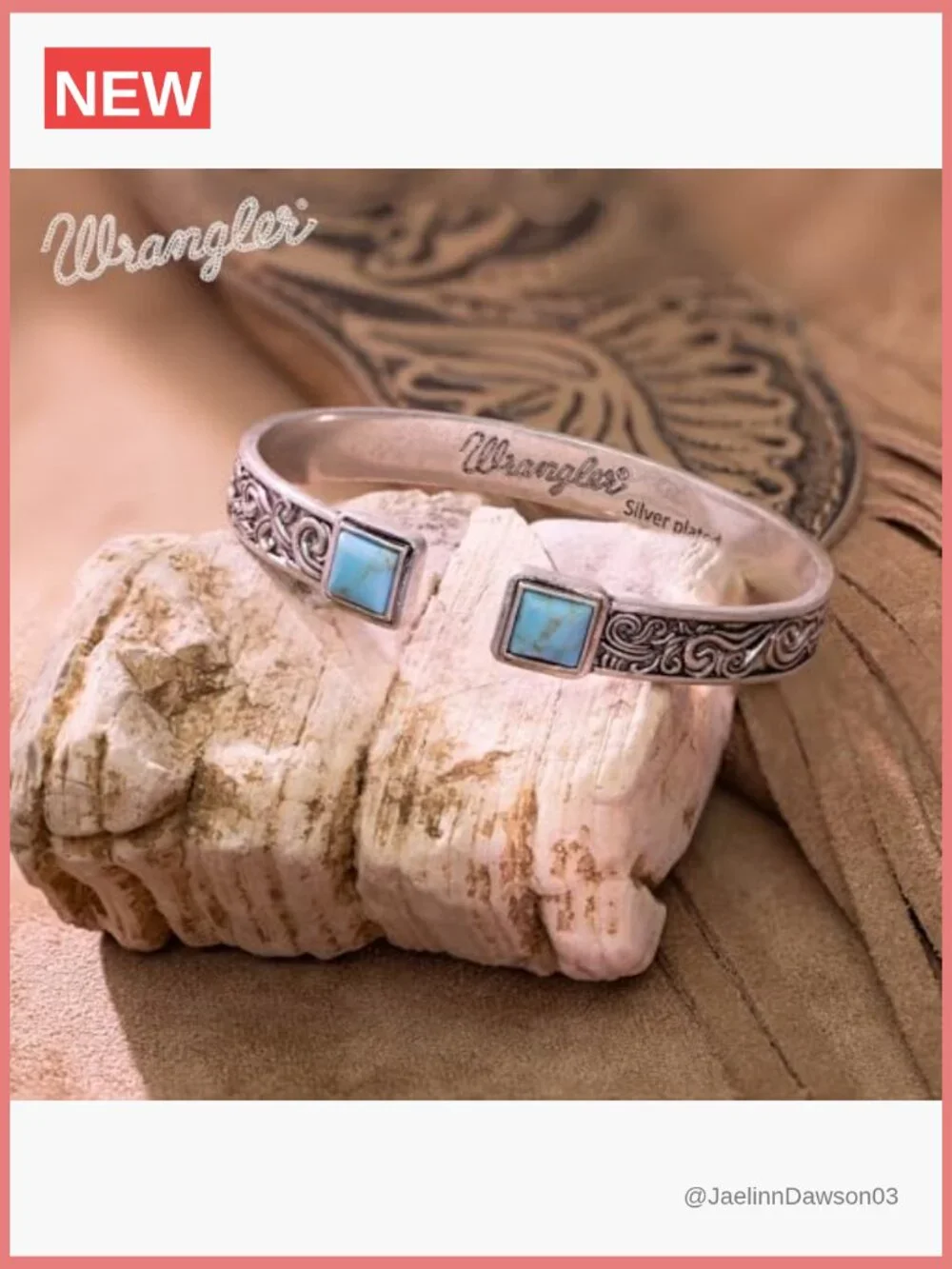 Turquoise Carved Floral Cuff Bracelet Open Bangle Silver Plated Copper