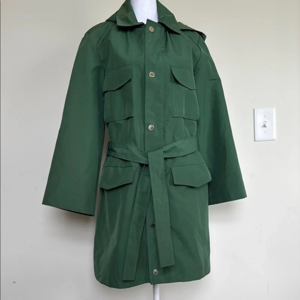 Purificación García Women's Green Belted Coat