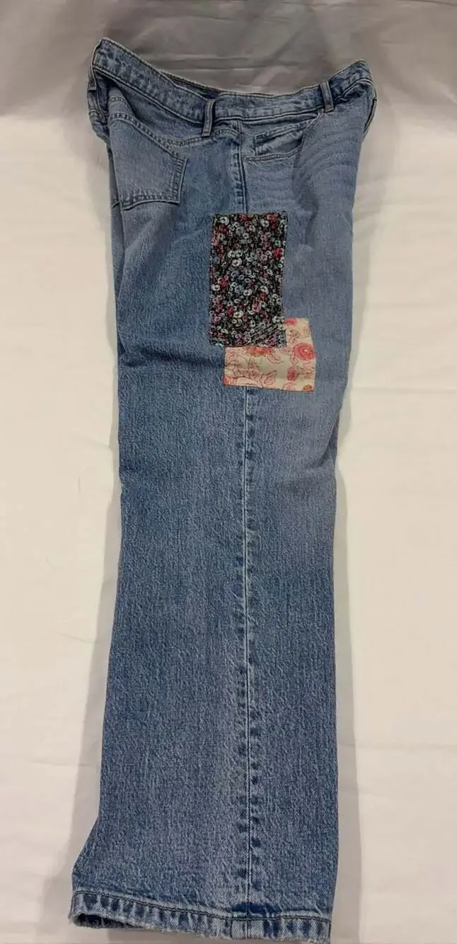 LOFT straight crop