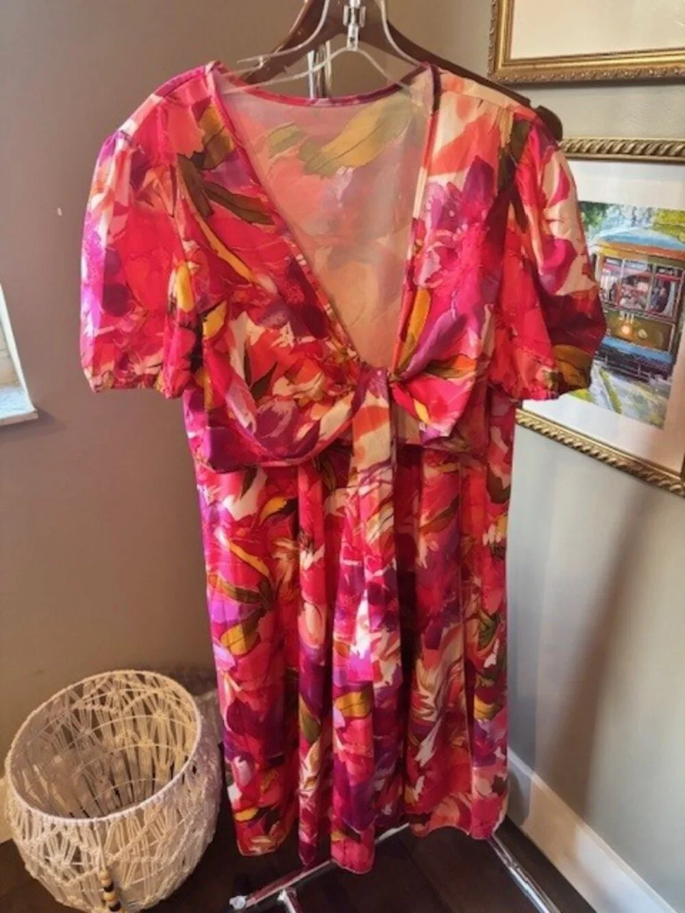 SHEIN tie front