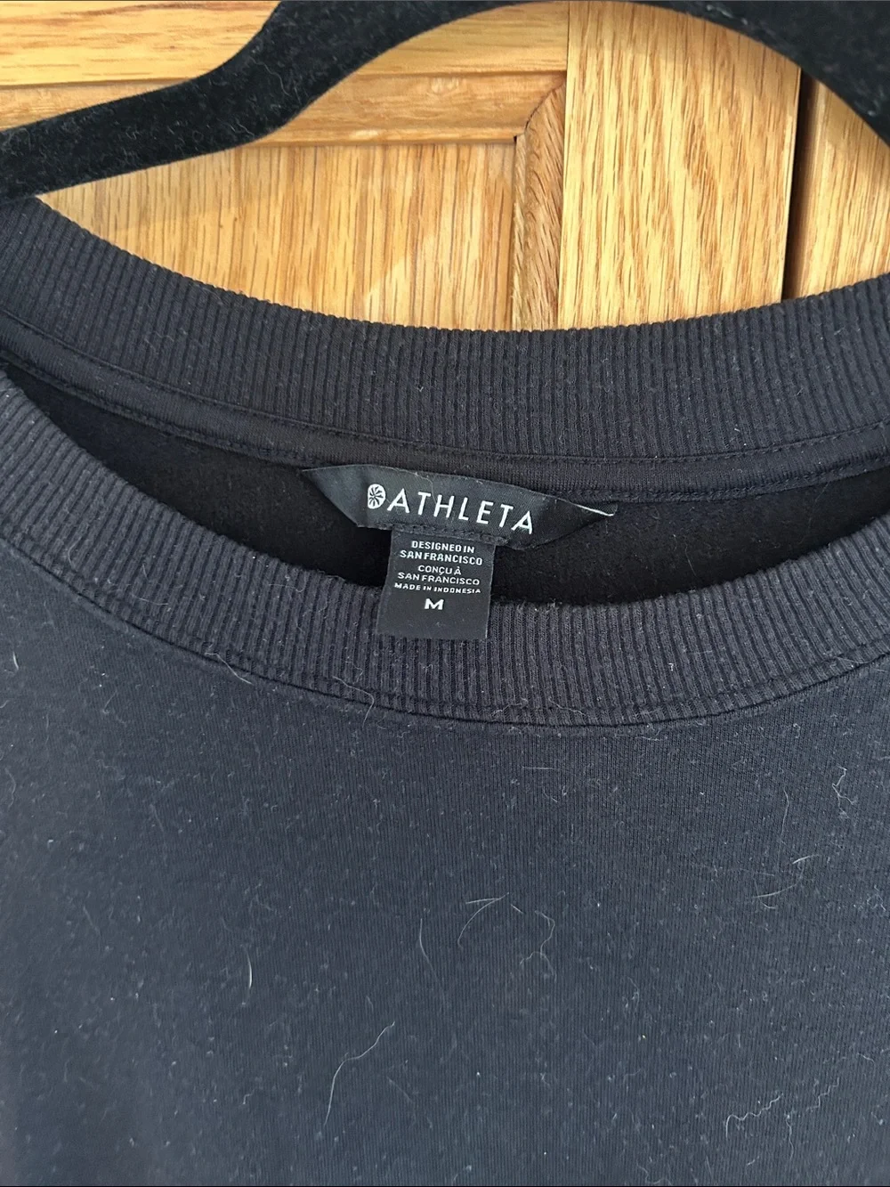 Athleta Black Long Sleeve Shift Tunic Dress
