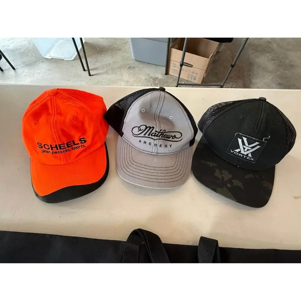 Bundle of 3 Hats and Carrying Case