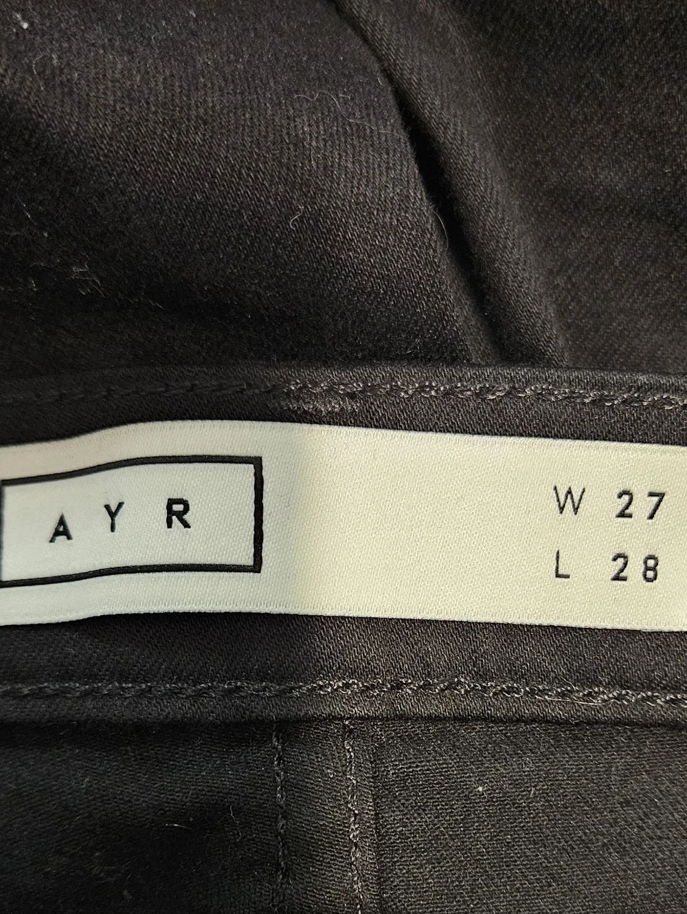 AYR Women's Skinny Jeans in Black