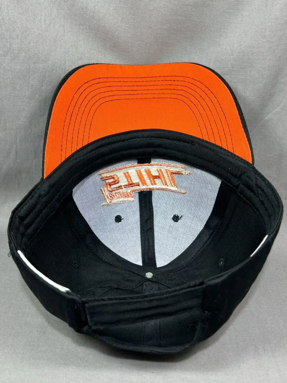 Team Stihl Outfitters Strapback Hat Black Chainsaw Equipment Adjustable Mens Cap