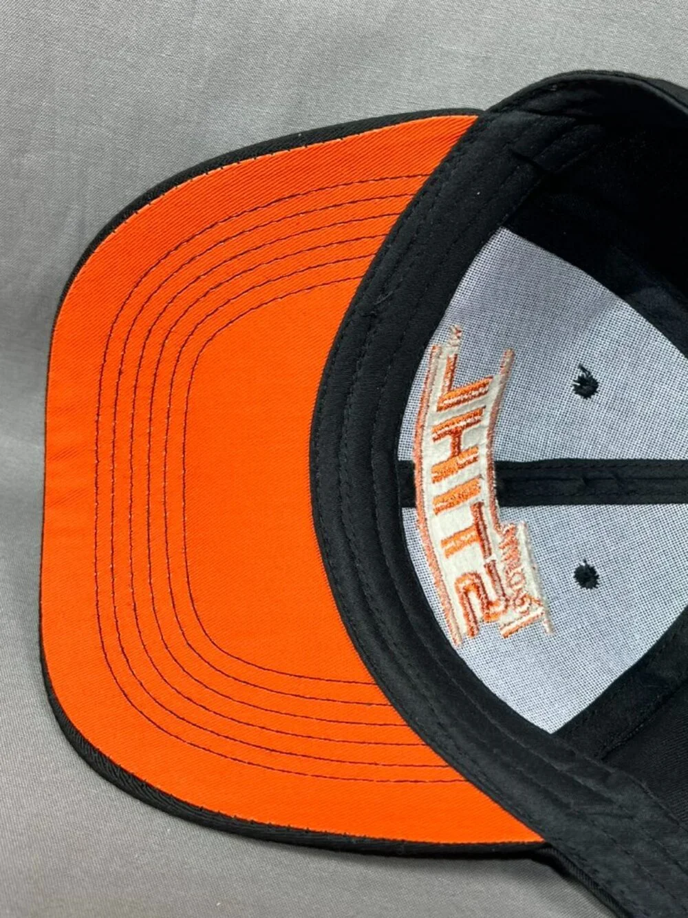 Team Stihl Outfitters Strapback Hat Black Chainsaw Equipment Adjustable Mens Cap