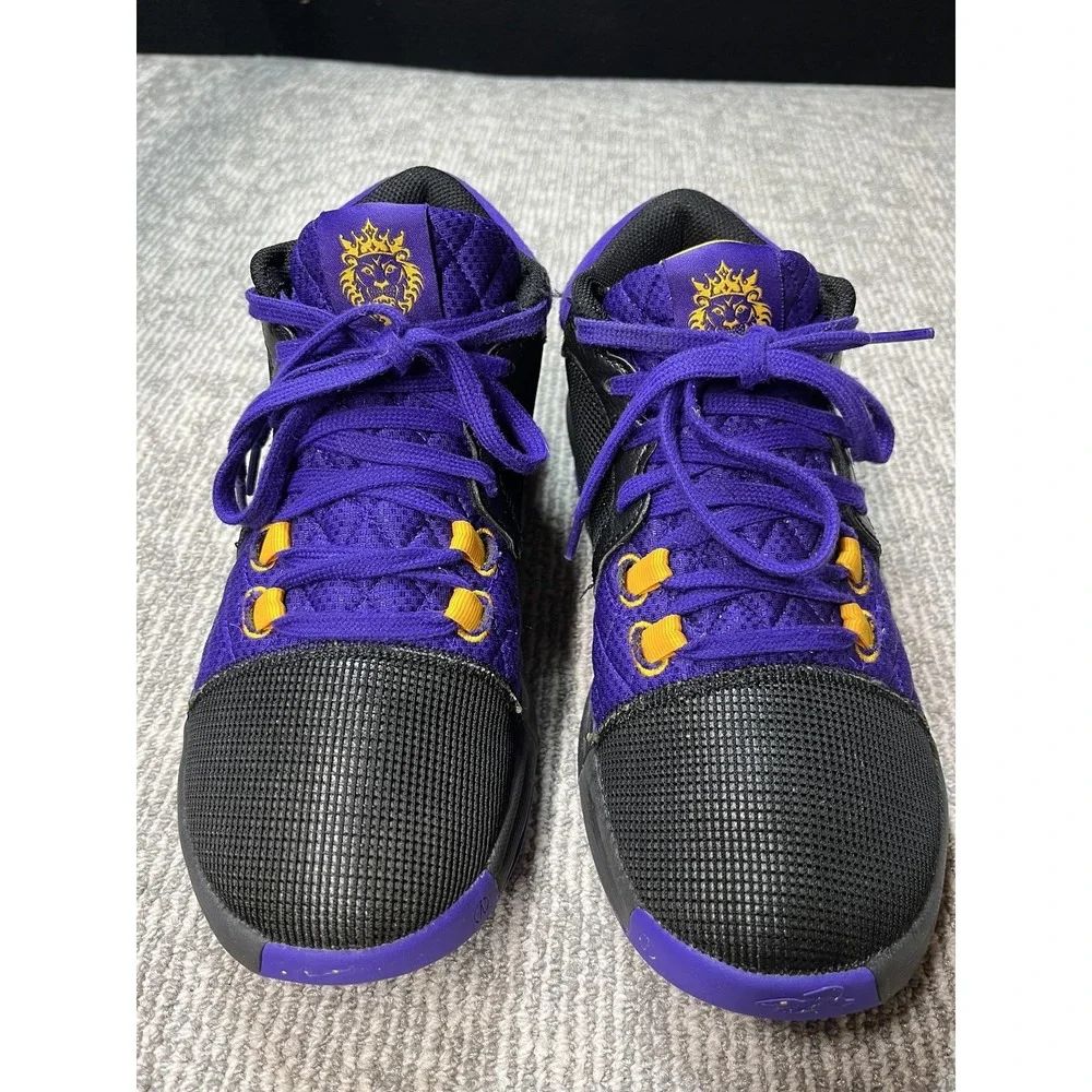 Nike LeBron Witness VIII Shoes Mens Size 7.5‎ Purple Black Basketball FB2239-001