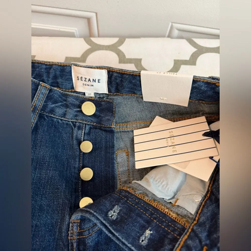 Sezane fitting sexy pocket